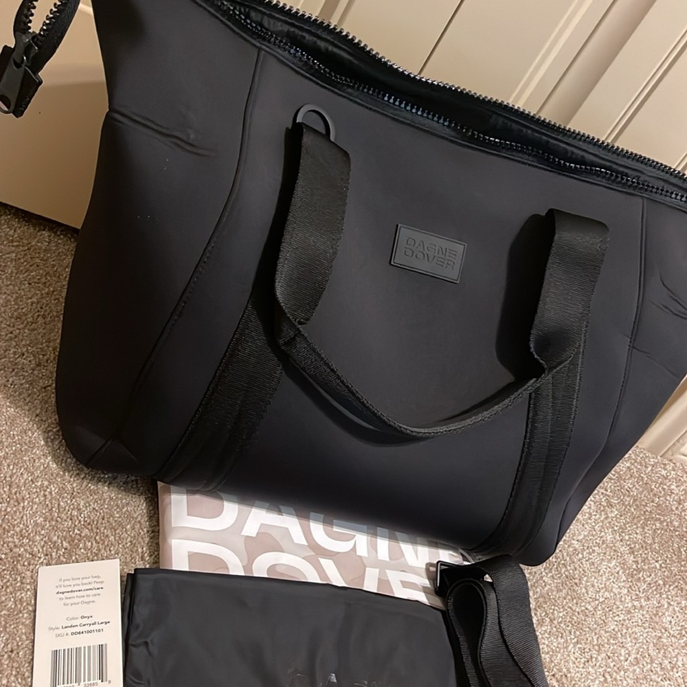 Dagne Dover Landon Carryall Large in Black NEW - Picture 11 of 12